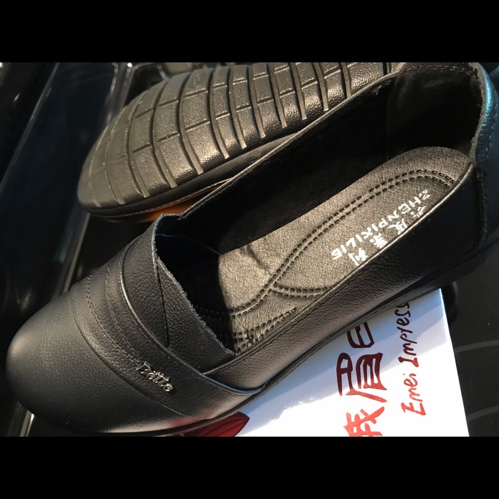 Black Slip On Loafers-Non Slip-NWT-Size 6-NWT - Picture 5 of 8